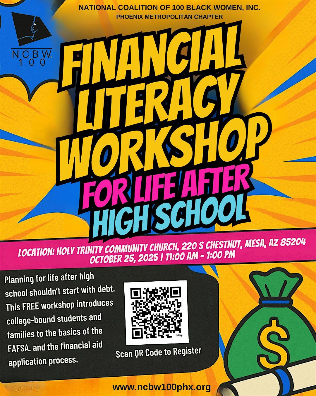 Financial Literacy Workshop for Life After High School, 25 October | Event in Mesa | AllEvents