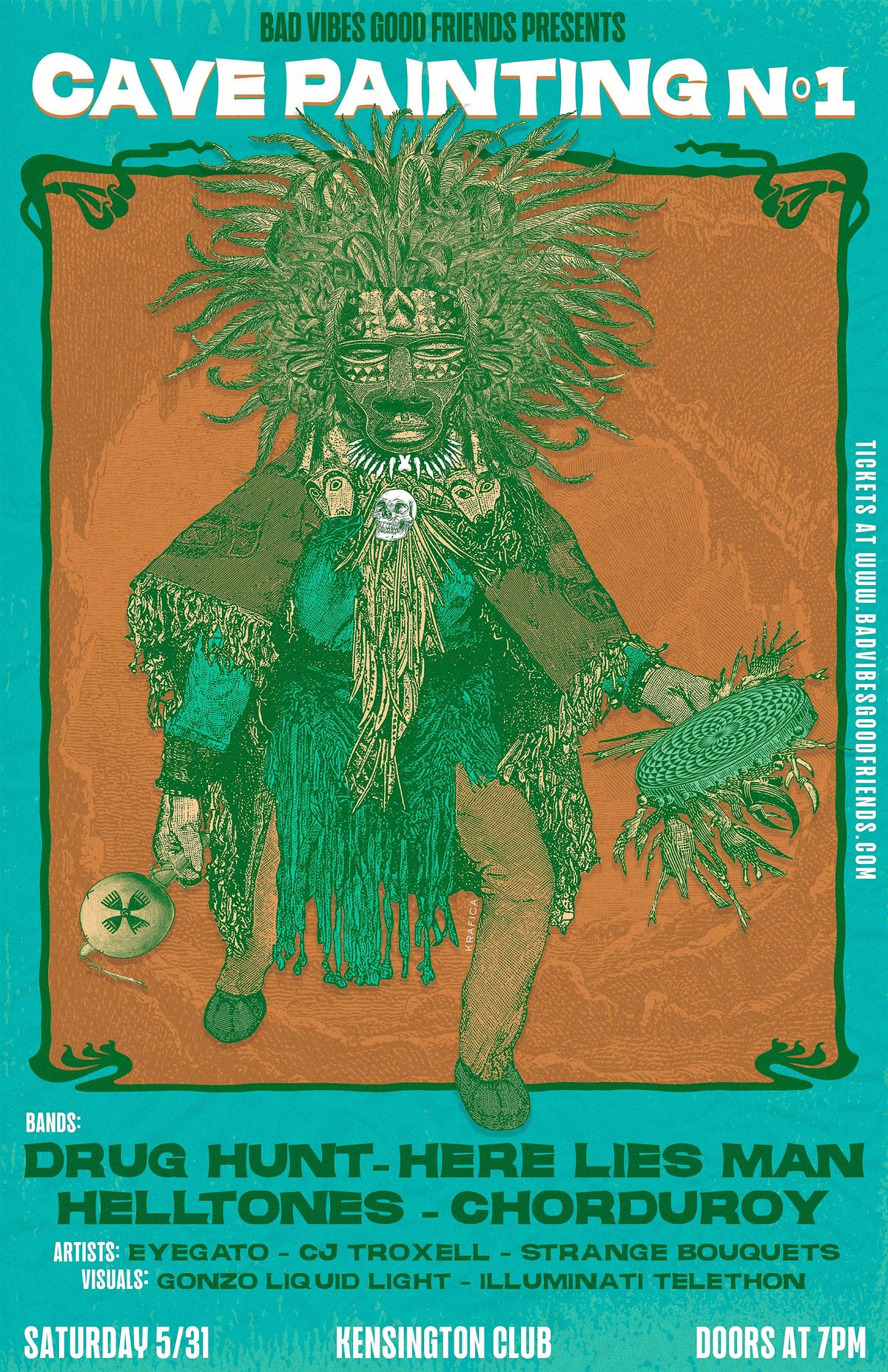 Drug Hunt, Here Lies Man, Hell Tones, Chorduroy, 31 May | Event in San Diego | AllEvents