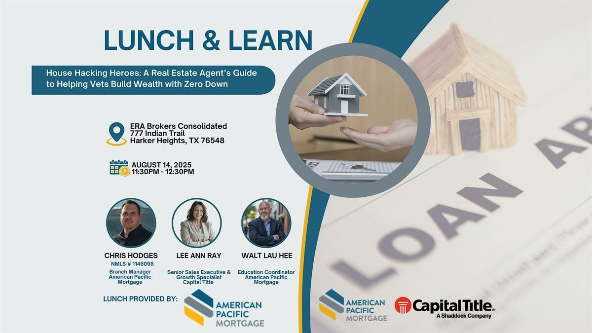 House Hacking with Your VA Loan, 14 August | Event in Harker Heights | AllEvents