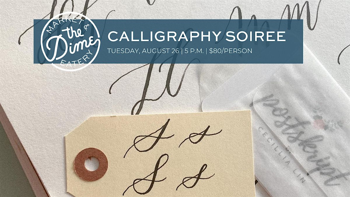 Calligraphy Soiree, 26 August | Event in Charleston | AllEvents
