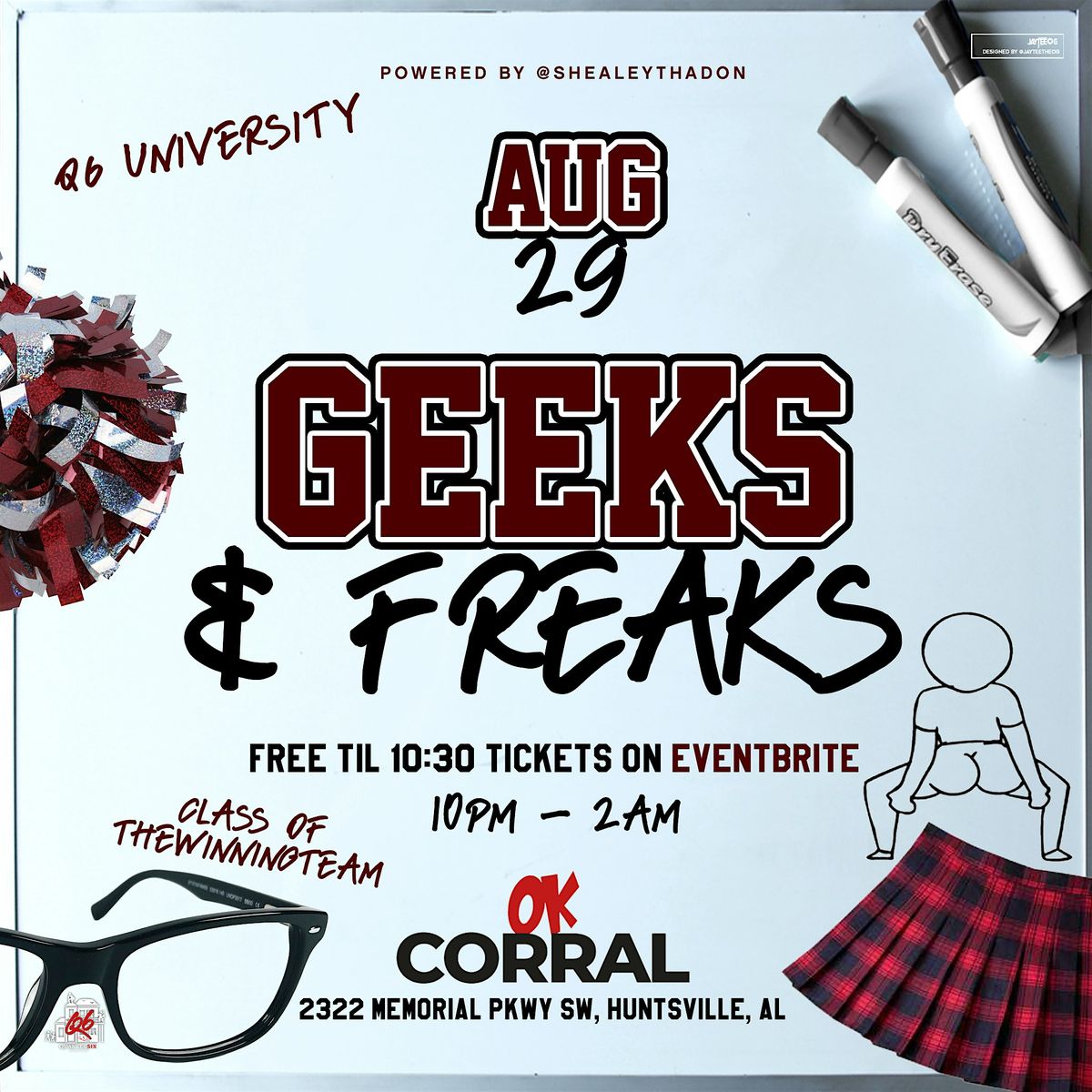 Geeks & Freaks, 29 August | Event in Huntsville | AllEvents