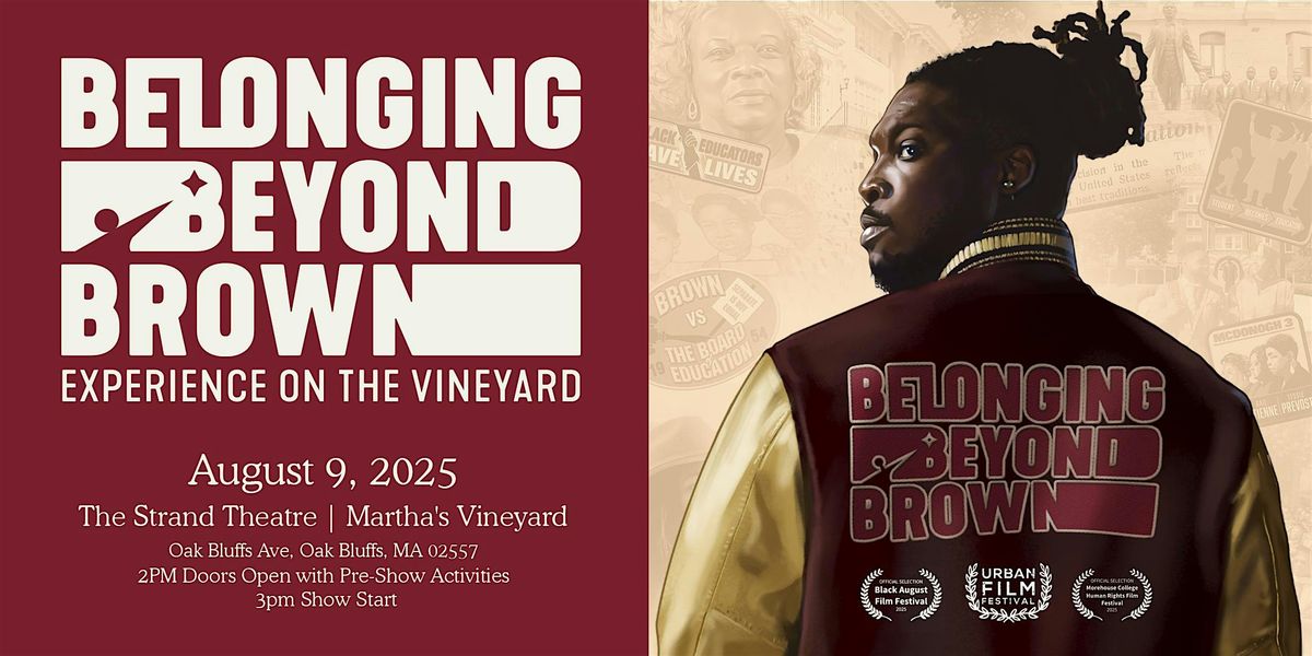 Belonging Beyond Brown Doc Screening | The Strand Theatre, Oak Bluffs, 9 August | Event in Oak Bluffs | AllEvents