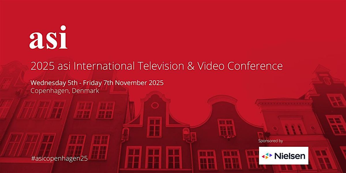 2025 asi International Television & Video Conference, 5 November | Event in Copenhagen  | AllEvents