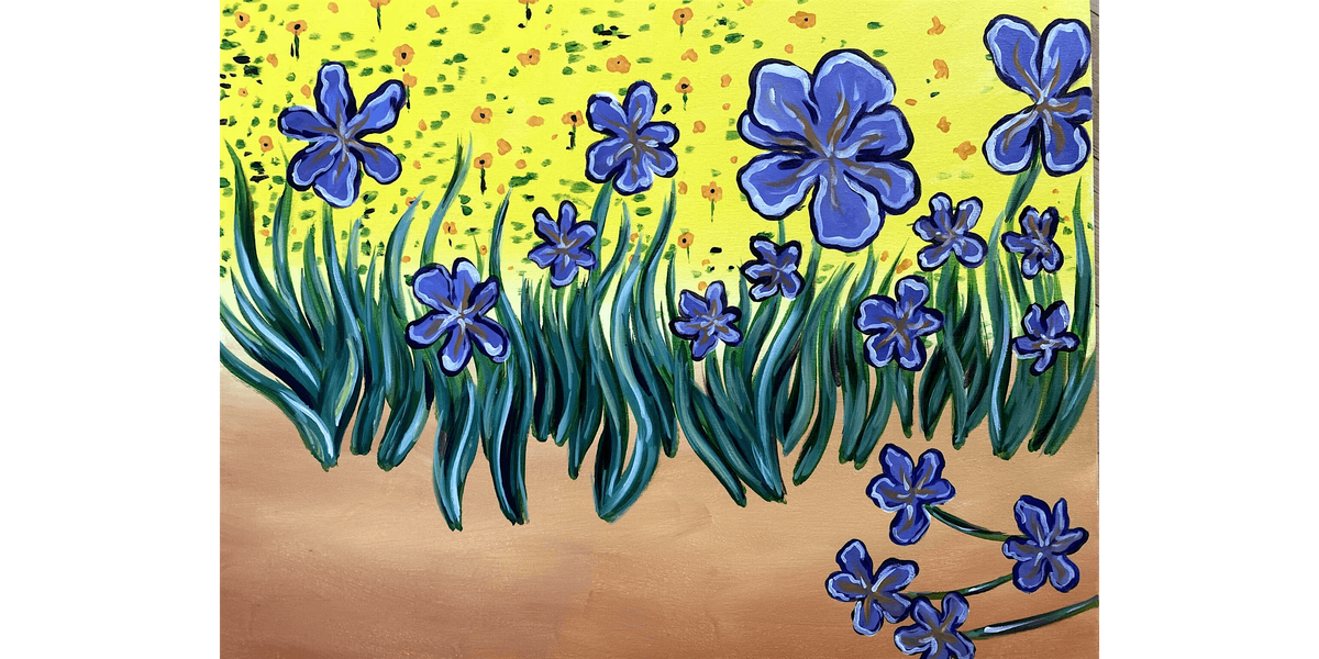 Purple Blooms - Paint and Sip in Orange County | Classpop!™, 21 August | Event in Laguna Beach | AllEvents