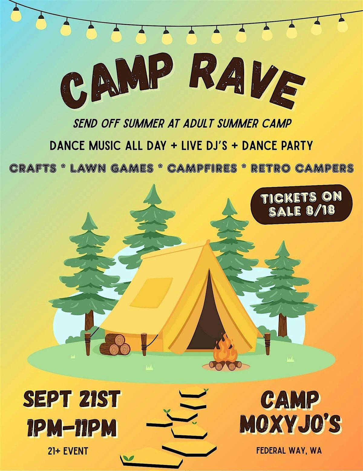 Camp Rave, 21 September | Event in Federal Way | AllEvents