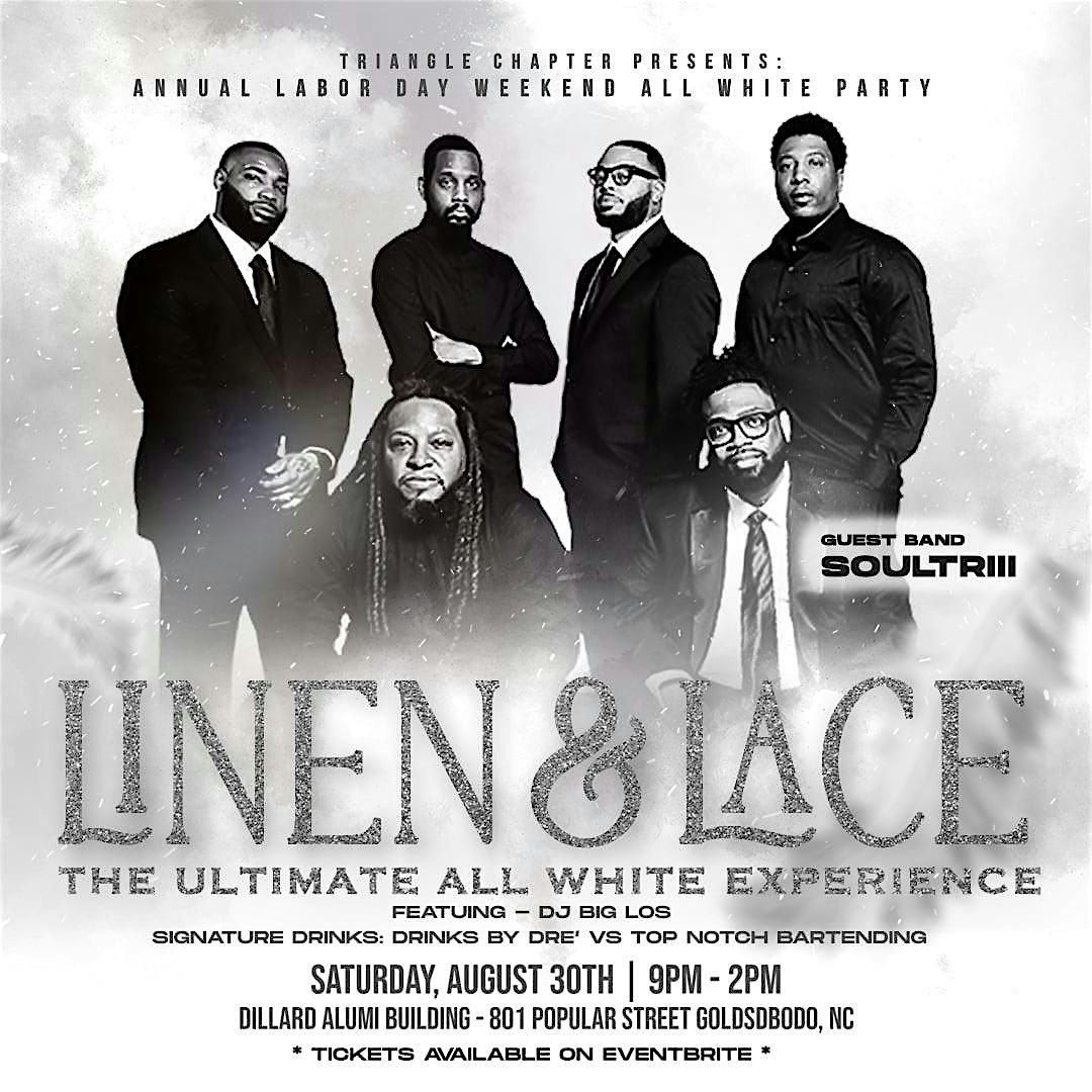 Linen & Lace: The Ultimate All White Experience, 30 August | Event in Goldsboro | AllEvents