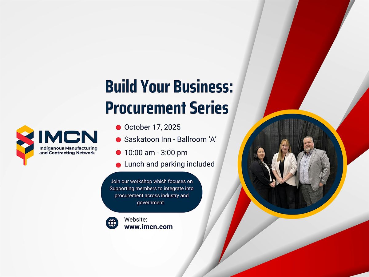 Build Your Business:  Procurement Series, 17 October | Event in Saskatoon | AllEvents