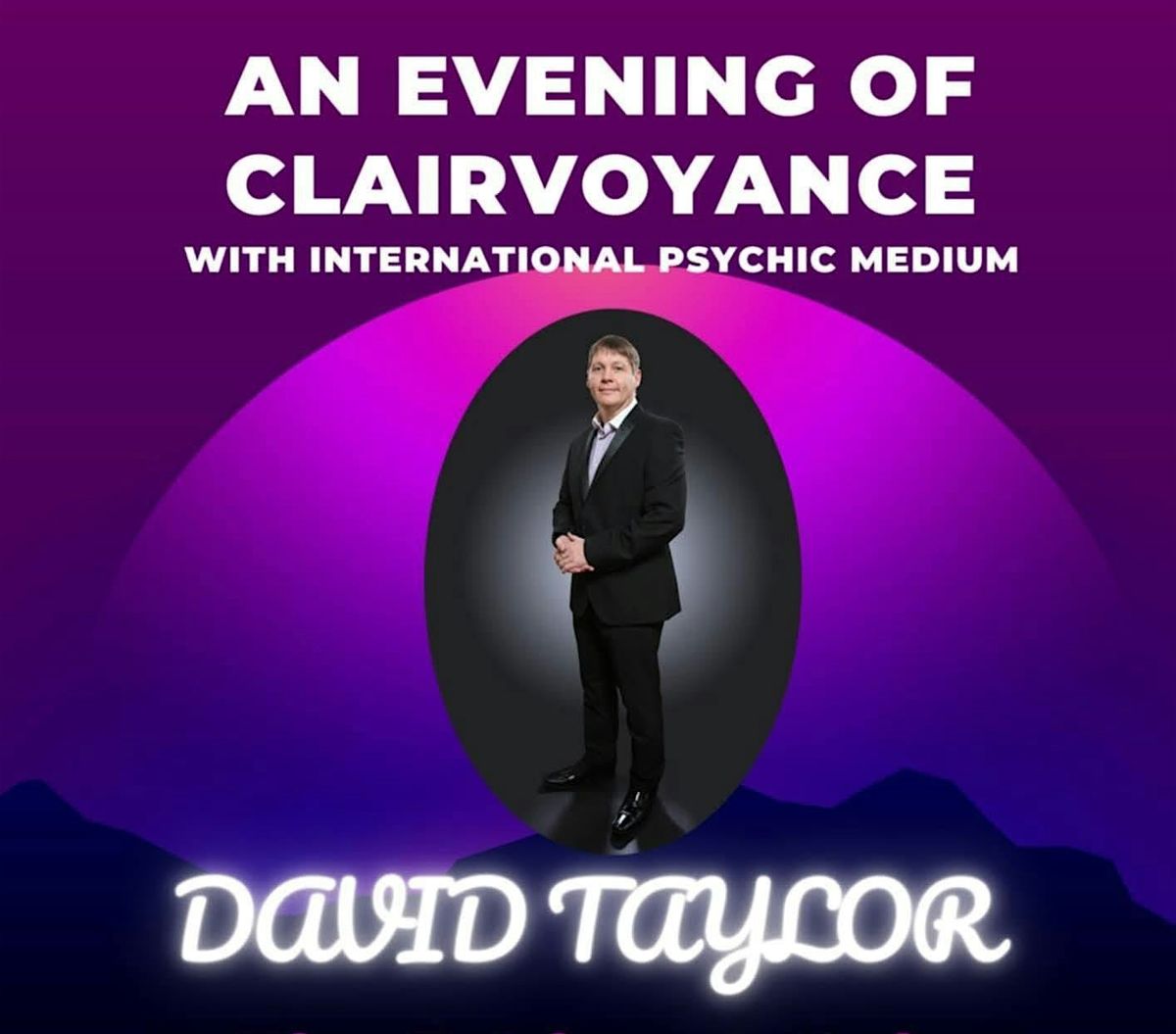 Clairvoyance Night at Mellows with Medium David Taylor, 31 October | Event in Great Harwood | AllEvents