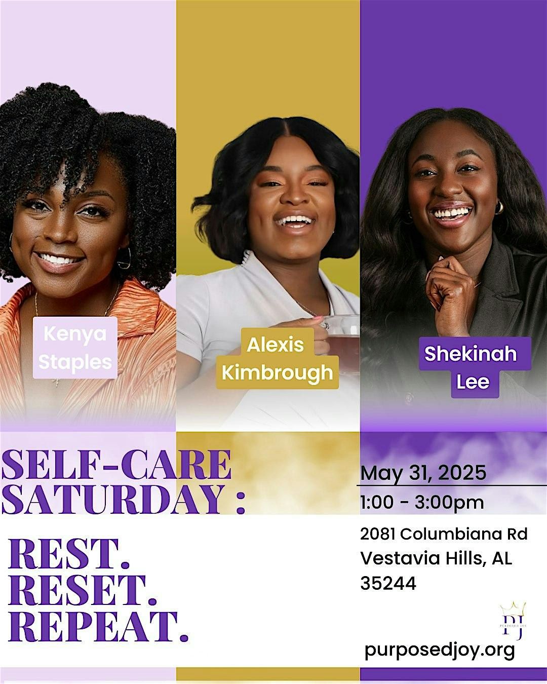 Self-Care Saturday: Rest.Reset.Repeat, 31 May | Event in Vestavia Hills | AllEvents