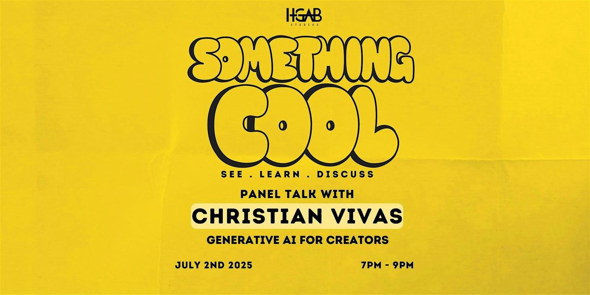 Something Cool: Generative AI for Creators, 2 July | Event in Miami | AllEvents