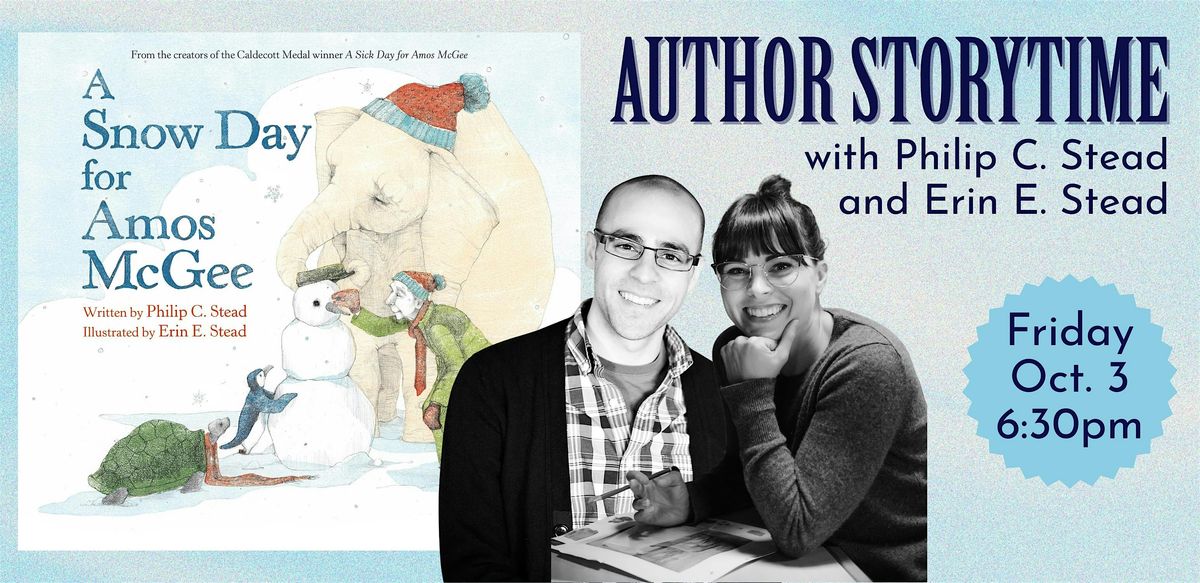 Author Storytime with Philip and Erin Stead, 3 October | Event in Plainville | AllEvents