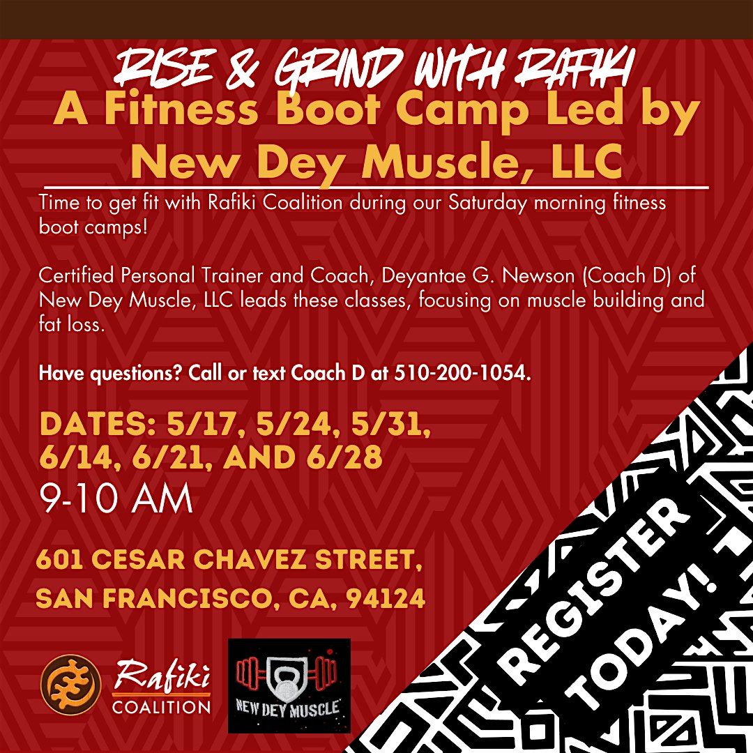 Rise and Grind With Rafiki: A Fitness Boot Camp | Event in San Francisco | AllEvents