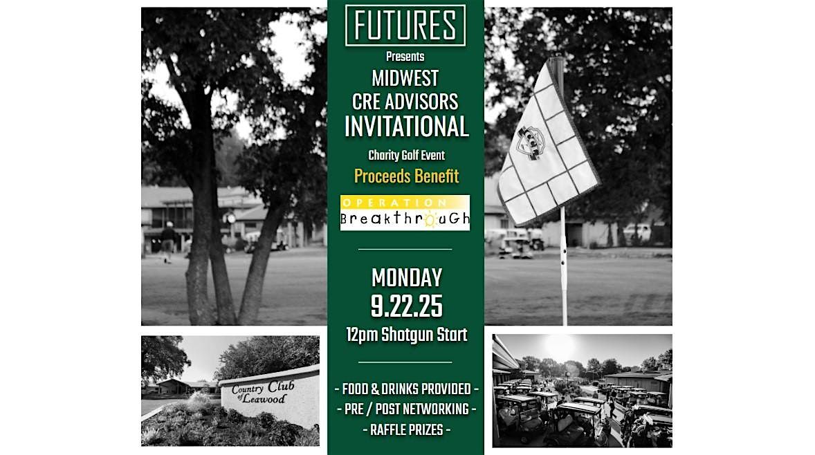 Midwest CRE Advisors Invitational - Bogeys & Breakthroughs, 22 September | Event in Leawood | AllEvents