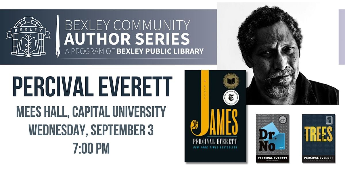 An Evening with Author Percival Everett | September 3, 3 September | Event in Bexley | AllEvents