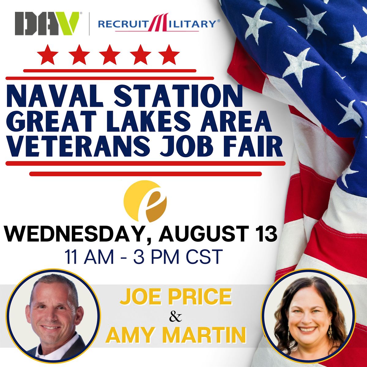 Naval Station Great Lakes Area Veterans Job Fair, 13 August | Event in North Chicago | AllEvents