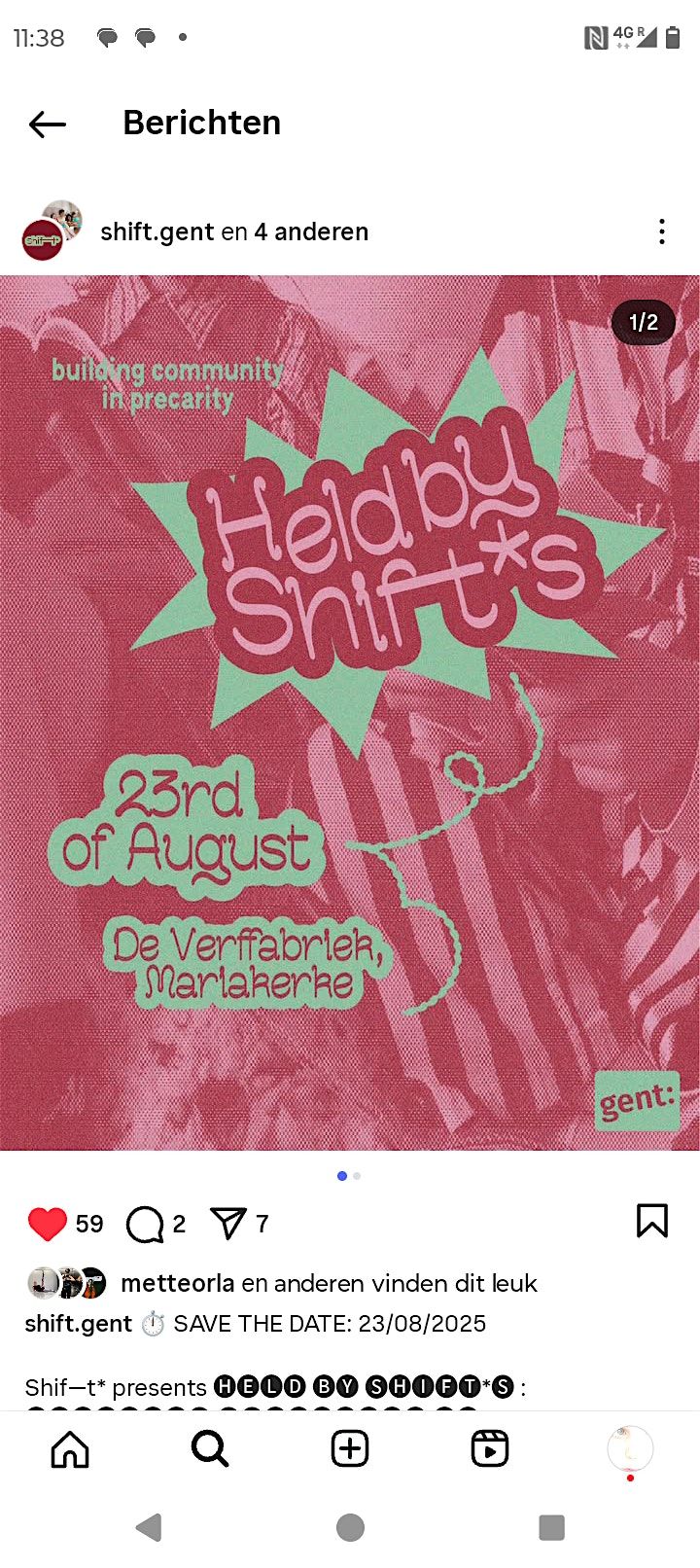 Held by Shif—t*s, 23 August | Event in Gent | AllEvents