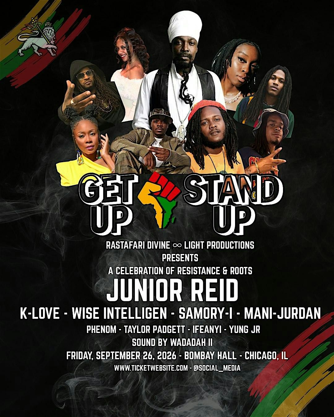 Get Up Stand Up! A Celebration of Resistance & Roots, 26 September | Event in Chicago | AllEvents