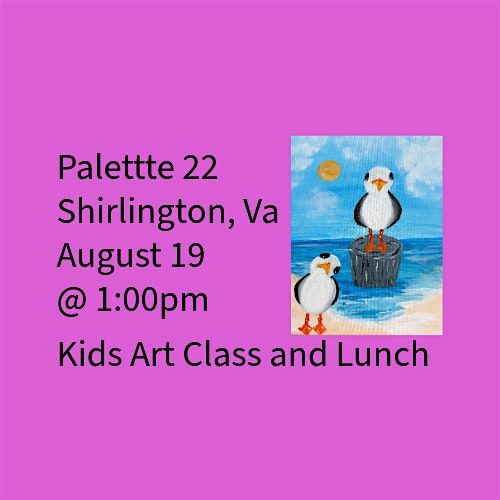 Kids Art Class and Lunch, 19 September | Event in Arlington | AllEvents