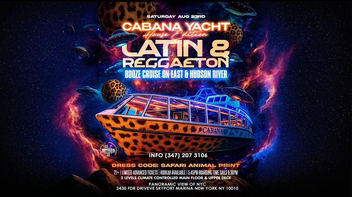 Latin & Reggaeton Booze Cruise House edition, 23 August | Event in New York | AllEvents