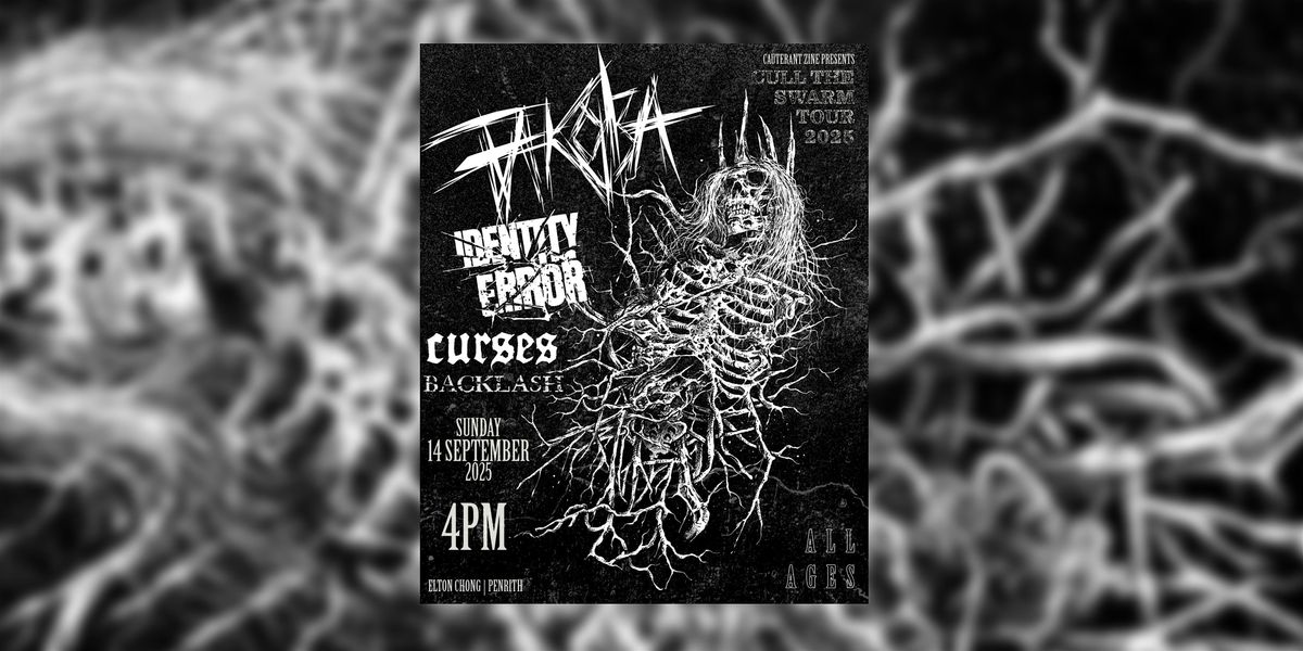 TAKOBA x IDENTITY ERROR: PENRITH, 14 September | Event in Penrith | AllEvents