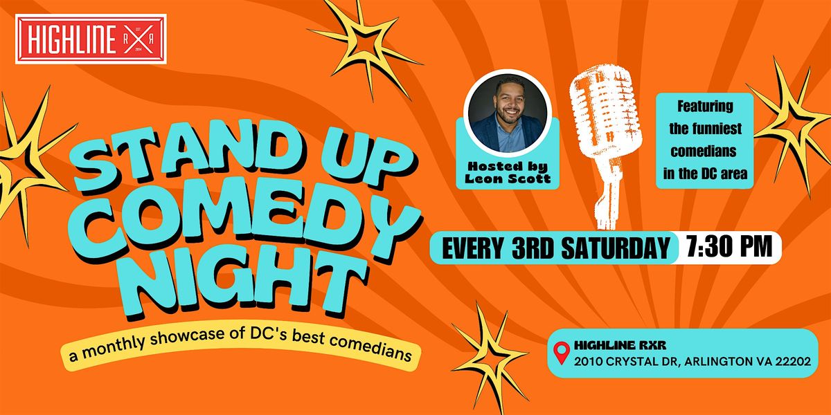 Highline RxR August Comedy Showcase, 16 August | Event in Arlington | AllEvents