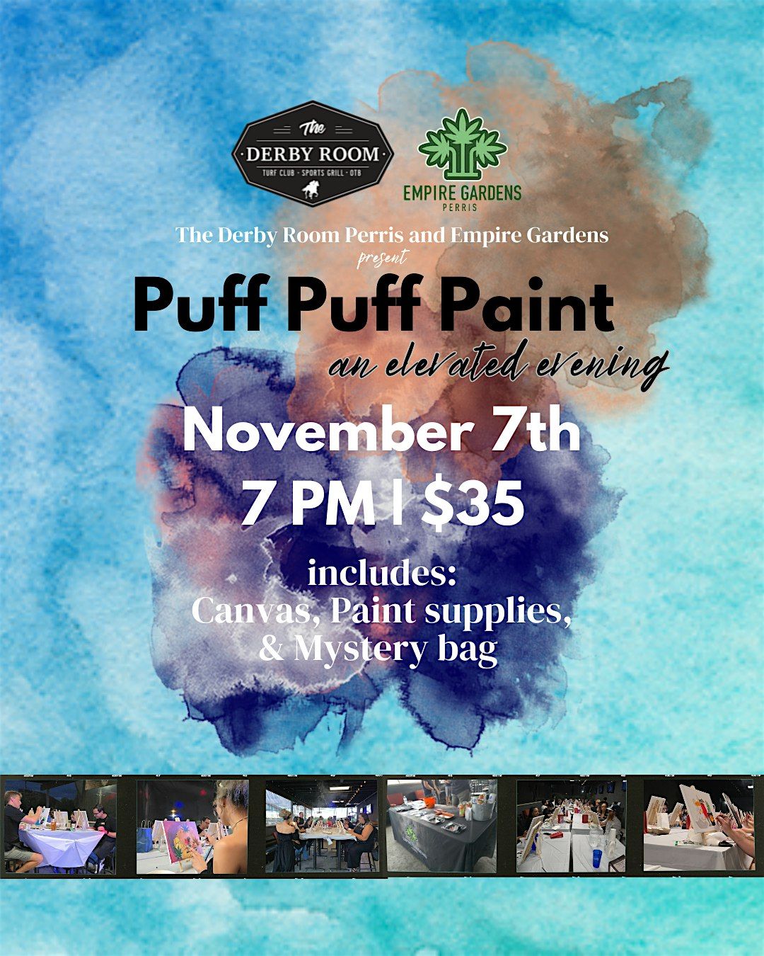 Puff Puff Paint, 7 November | Event in Perris | AllEvents