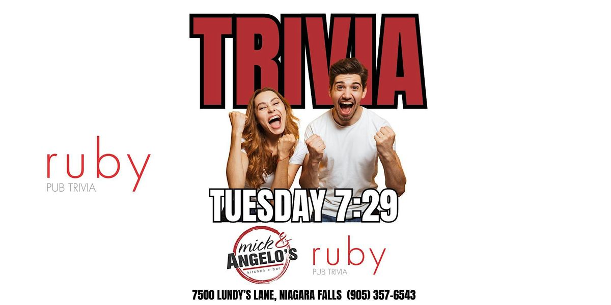 Tuesday Night Trivia at Mick & Angelo's in Niagara Falls | Event in Niagara Falls | AllEvents