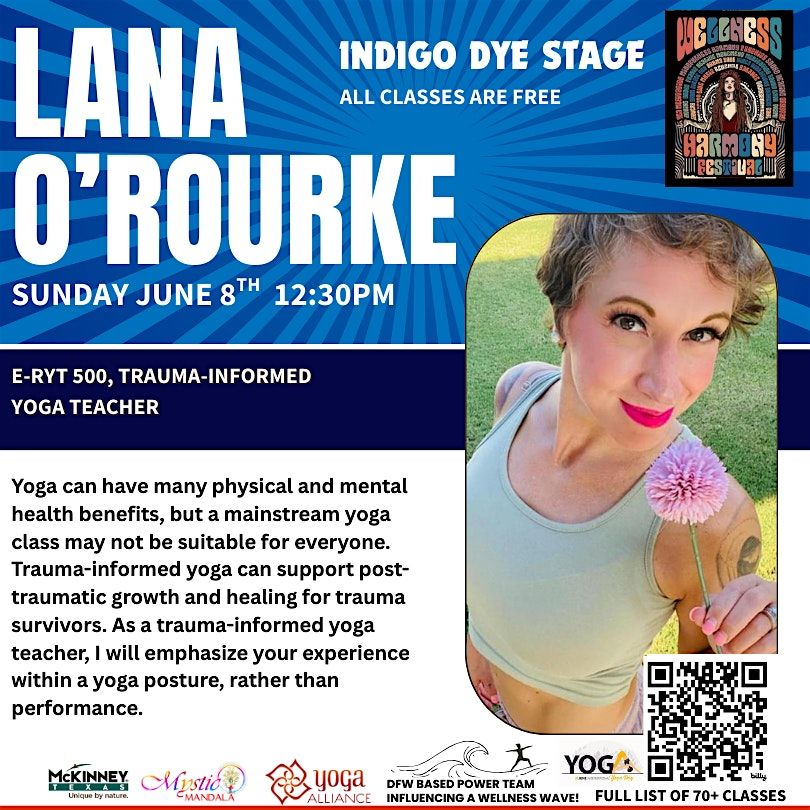 FREE CLASS : E-RYT 500, Trauma-Informed Yoga with Lana O’Rourke, 8 June | Event in McKinney | AllEvents