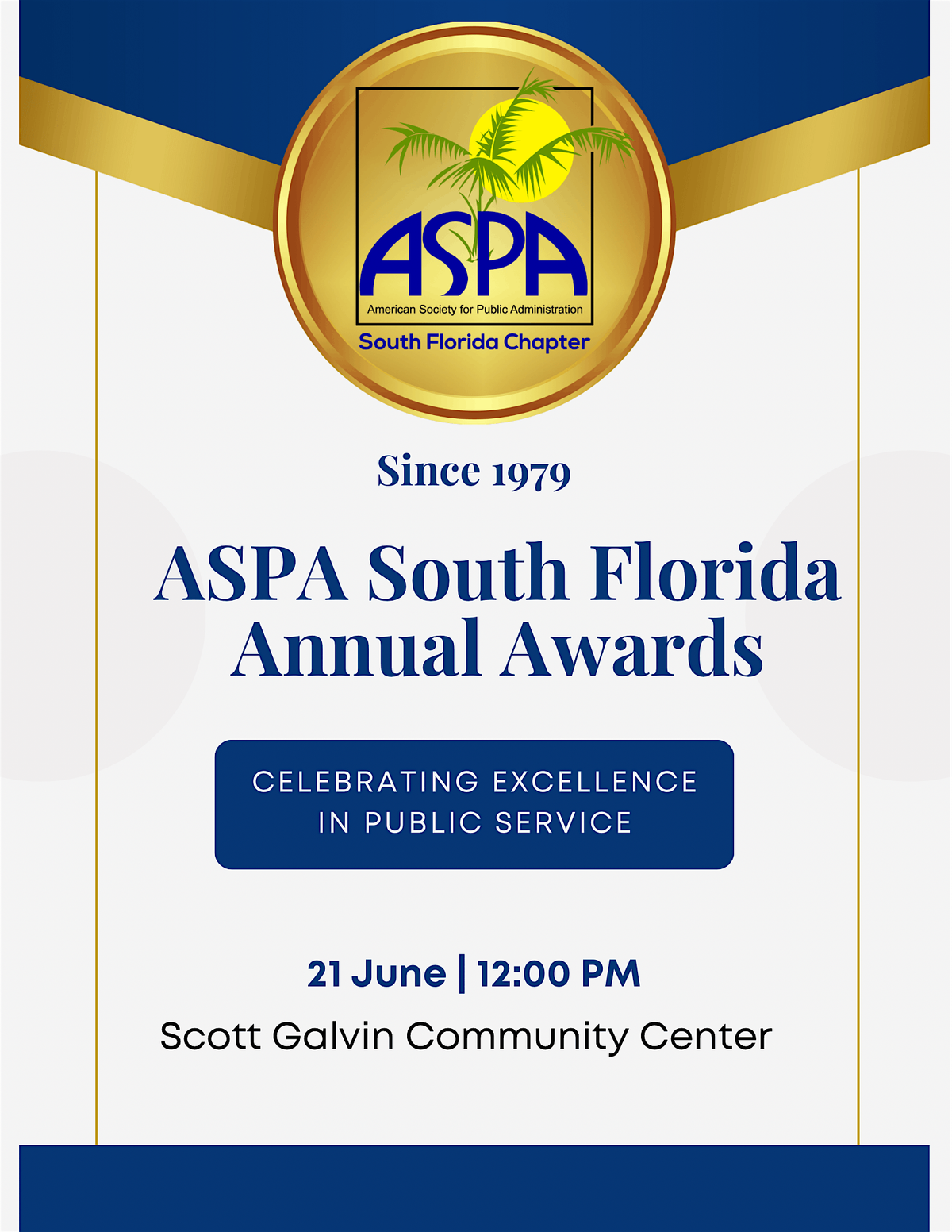 ASPA South Florida Annual Awards, 21 June | Event in North Miami | AllEvents
