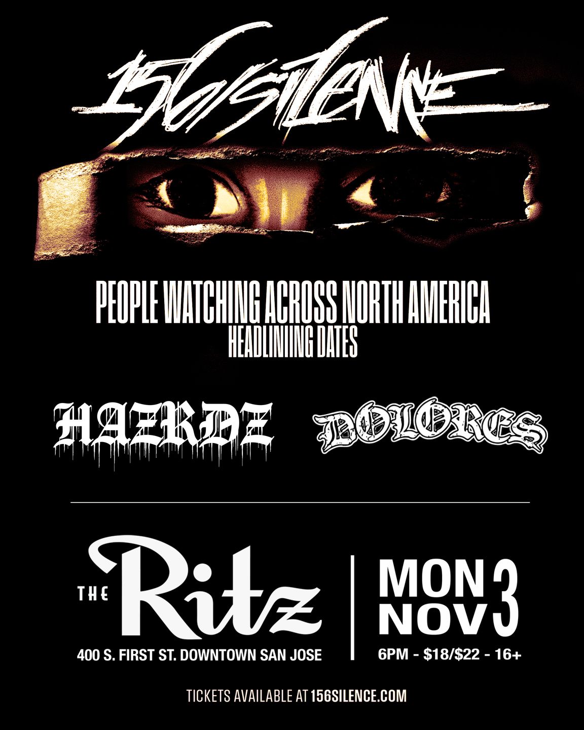 156 Silence at The Ritz - San Jose, 3 November | Event in San Jose | AllEvents