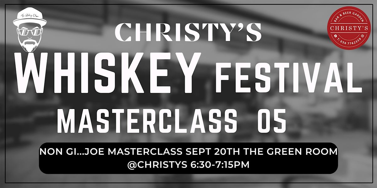Non GI...Joe MASTERCLASS, 20 September | Event in Kilkenny | AllEvents