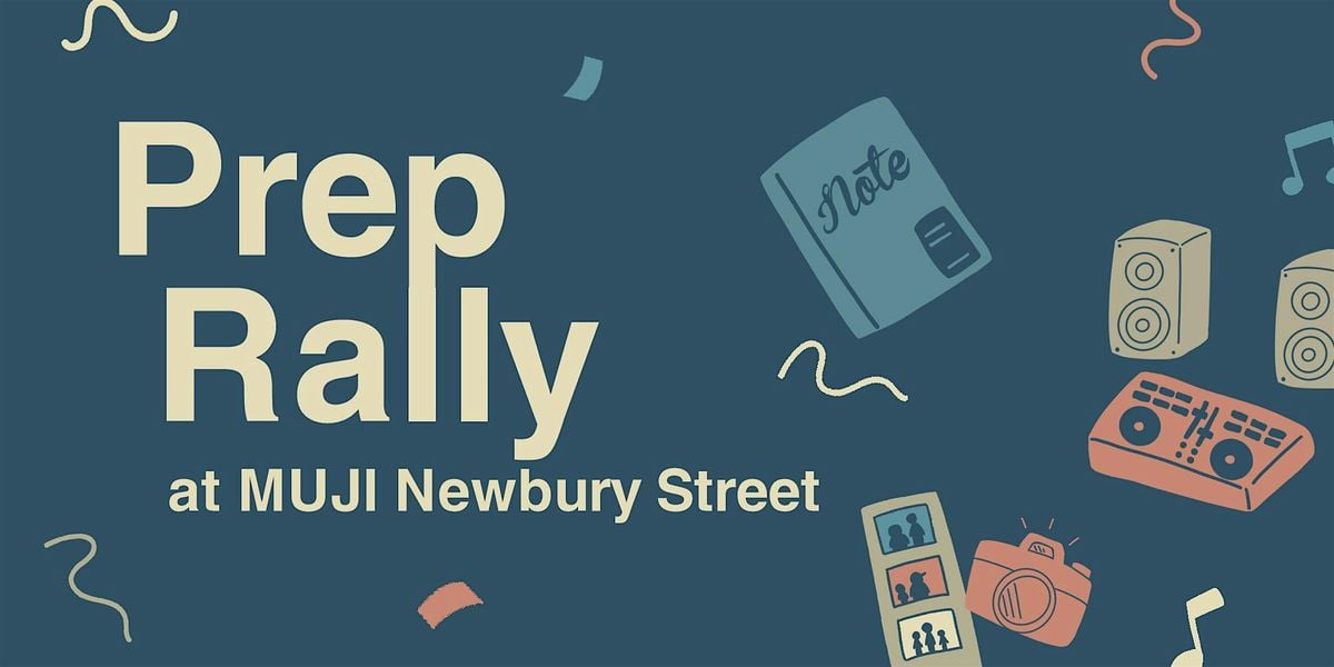 Prep Rally at MUJI Newbury Street, 23 August | Event in Boston | AllEvents