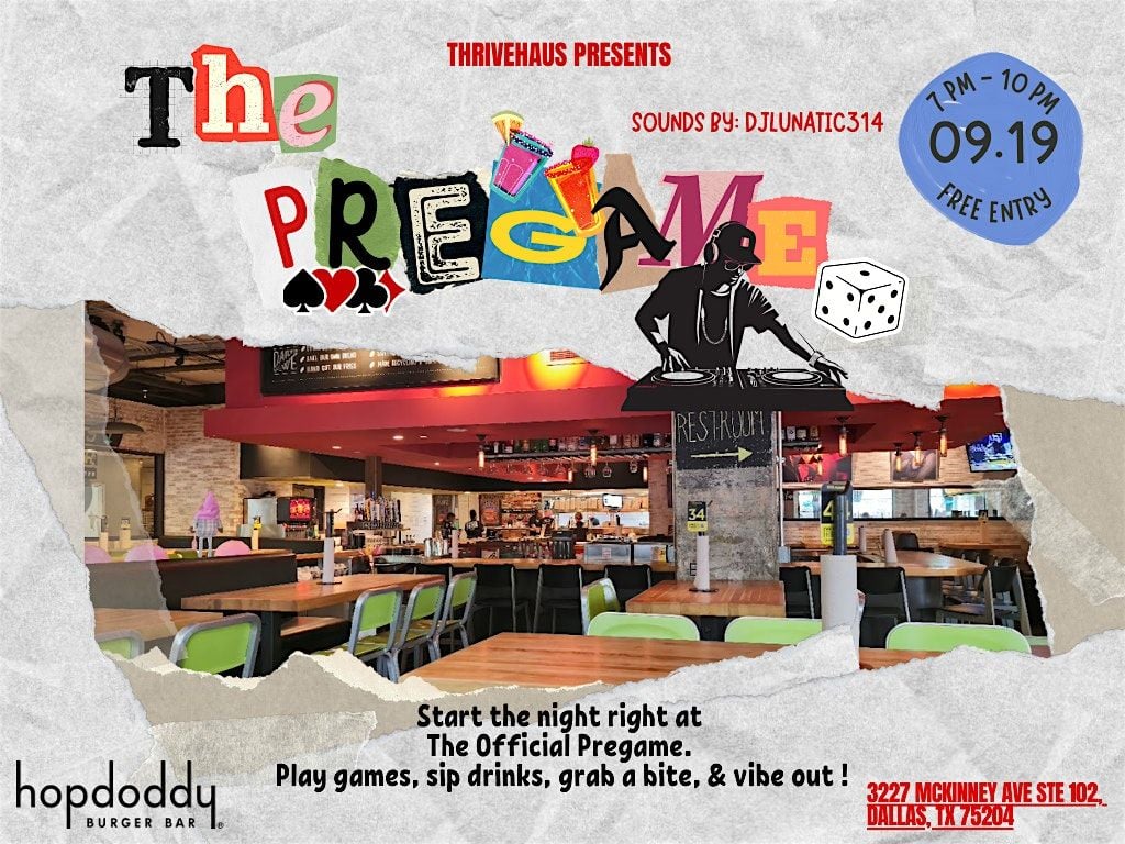 The Pregame, 19 September | Event in Dallas | AllEvents