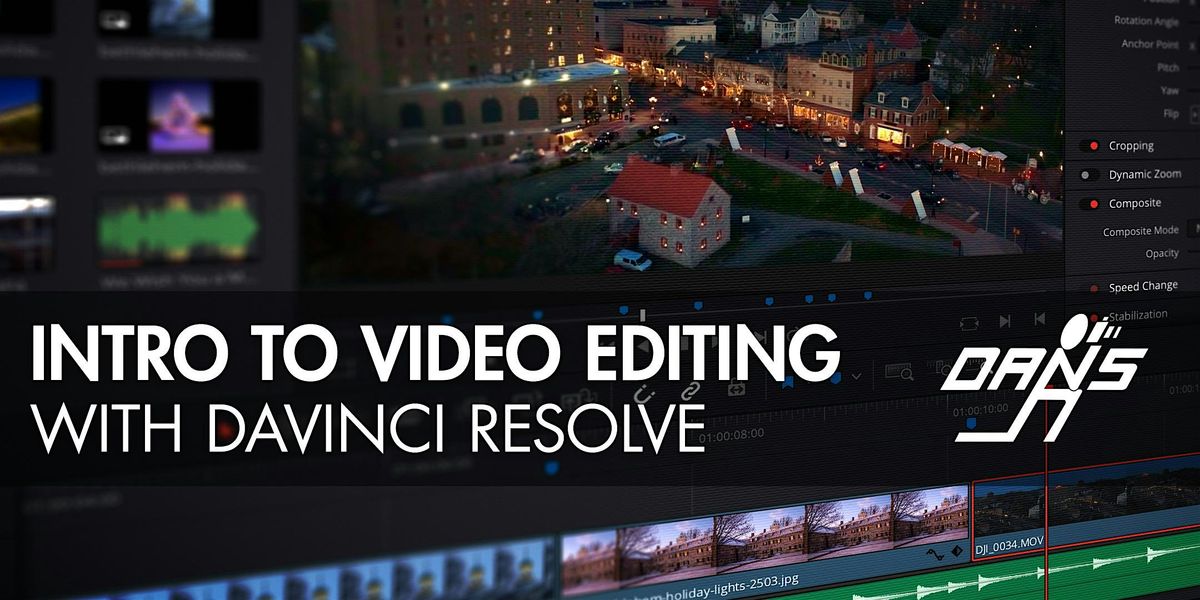 Intro to Video Editing with DaVinci Resolve, 24 May | Event in Allentown | AllEvents