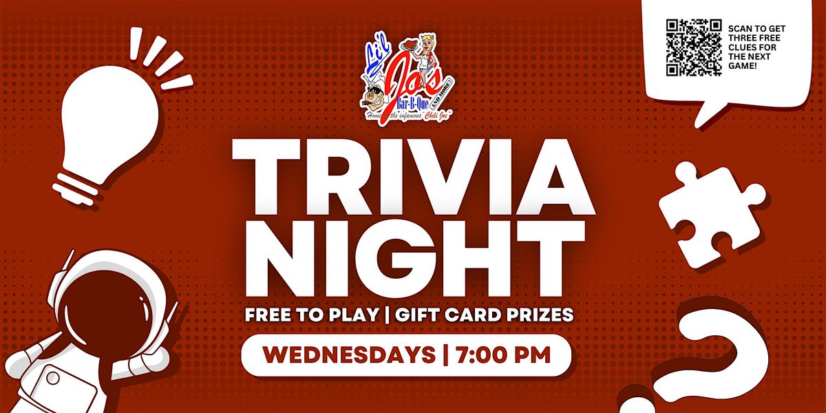 Maynardville Trivia Night | Lil Jo’s Bar-B-Que | Event in Maynardville | AllEvents
