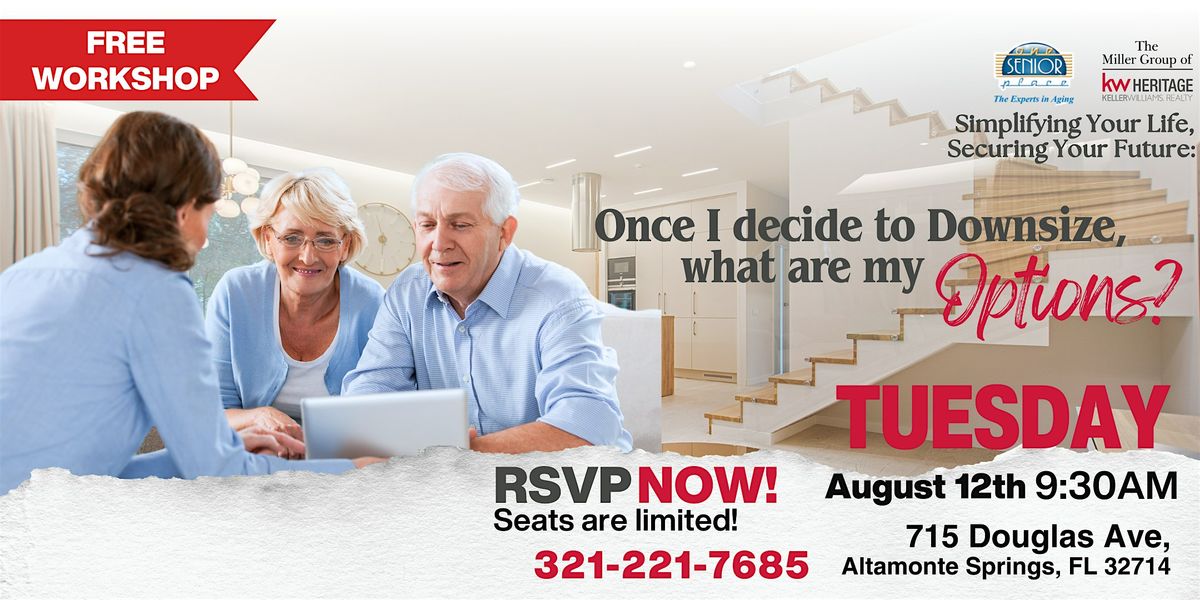 Simplifying Your Life Securing Your Future Planning for the Future & Beyond, 12 August | Event in Altamonte Springs