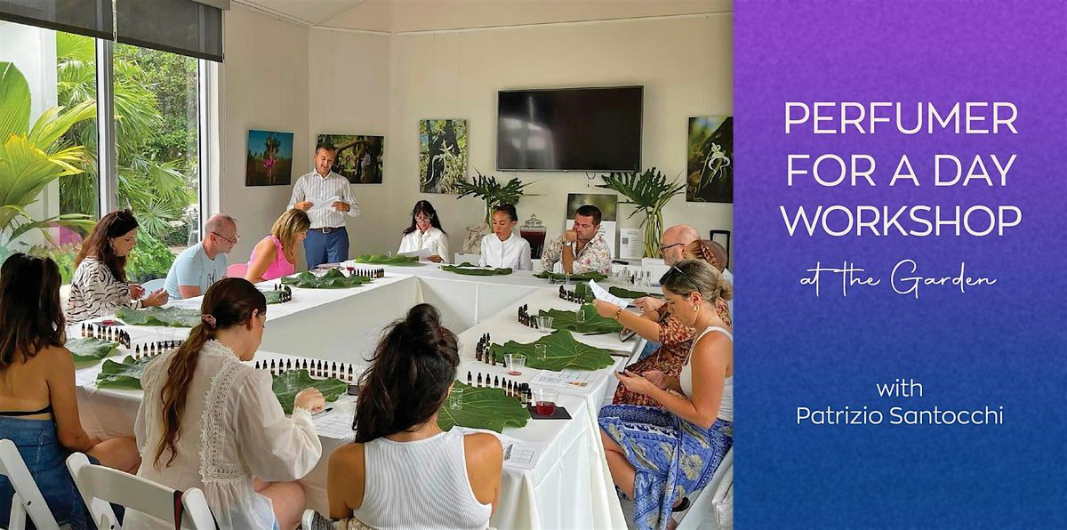 Perfumer for a Day Workshop with Patrizio Santocchi, 3 August | Event in Miami Beach | AllEvents