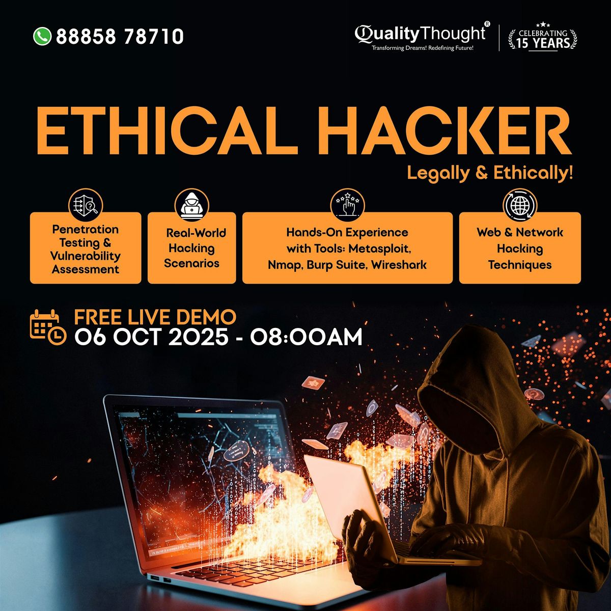 Ethical Hacking Training Demo[Online/Offline]- Quality Thought, 6 October | Event in Hyderabad | AllEvents