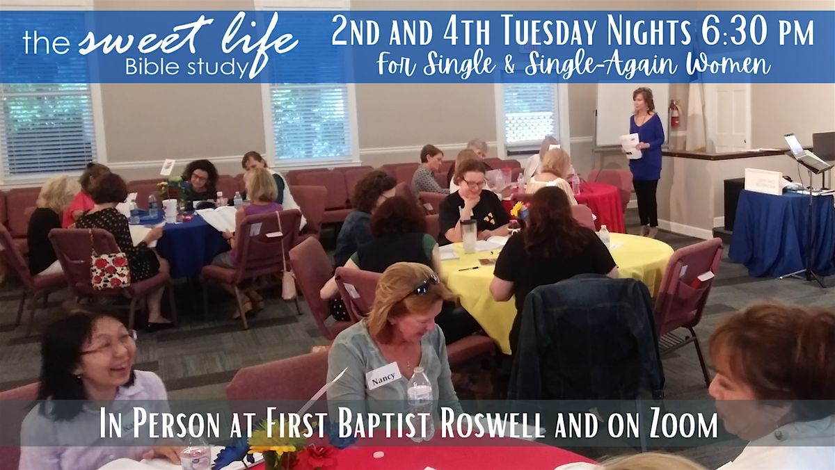 The Sweet Life Bible Study for Single/Single-Again Women  Sept. 9, 2025, 9 September | Event in Roswell | AllEvents