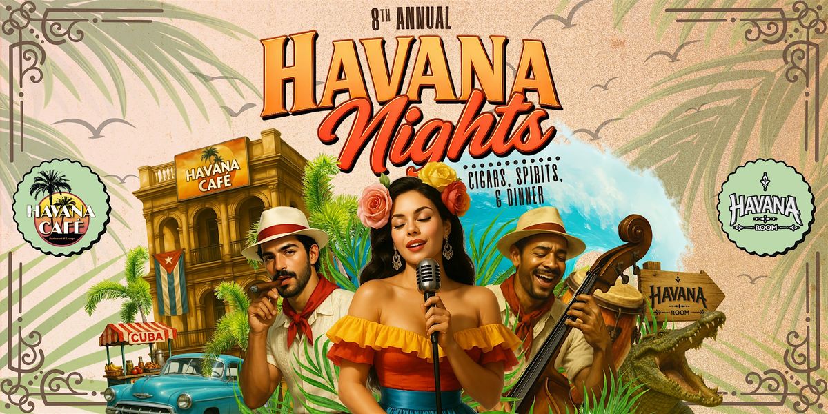 8th Annual Havana Nights: Cigars, Spirits & Dinner, 15 August | Event in The Bronx | AllEvents