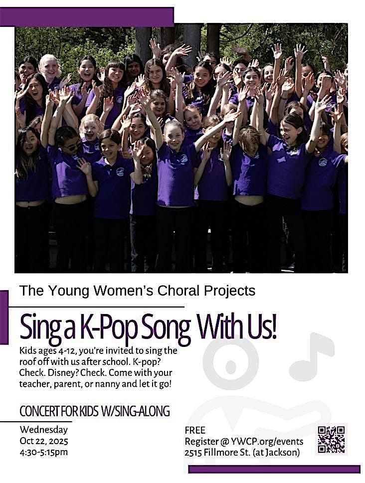 Sing a K-Pop Song with Young Women's Choral Projects of San Francisco, 22 October | Event in San Francisco