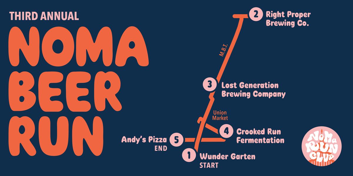 NoMa Beer Run 2025, 20 September | Event in Washington | AllEvents