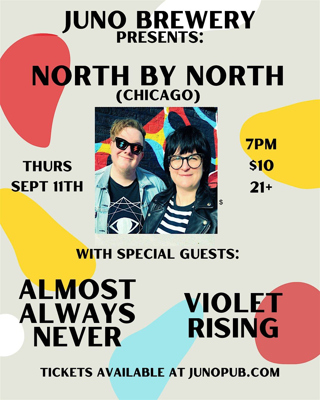 Almost Always Never + North by North (Chicago) + Violet Rising, 11 September | Event in Albuquerque | AllEvents