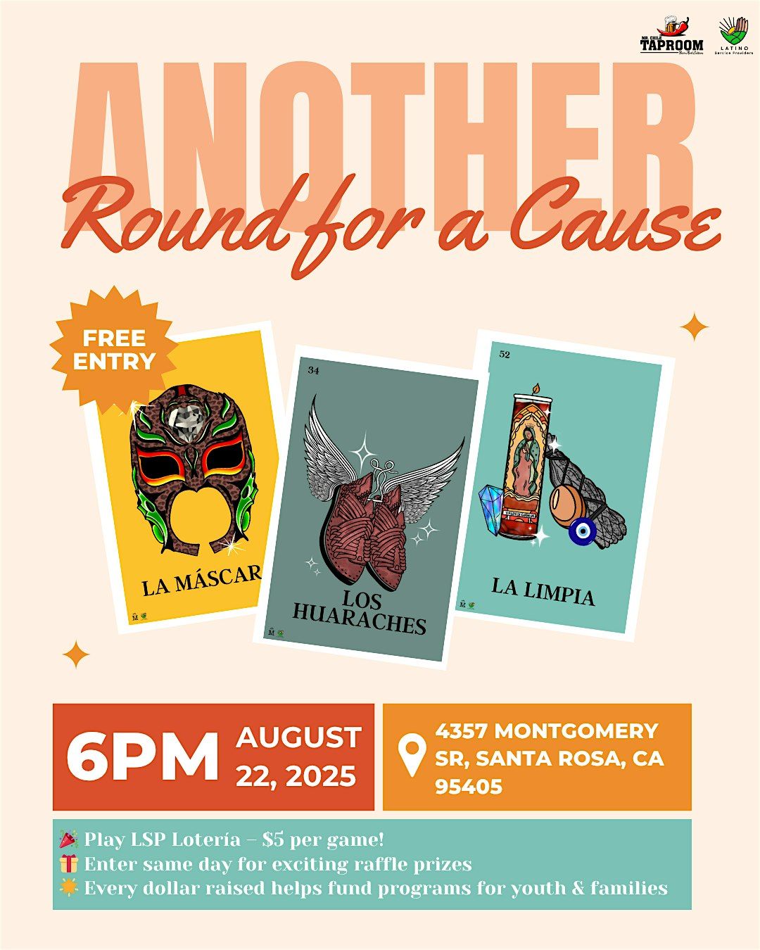 Another Round for a Good Cause!, 22 August | Event in Santa Rosa | AllEvents