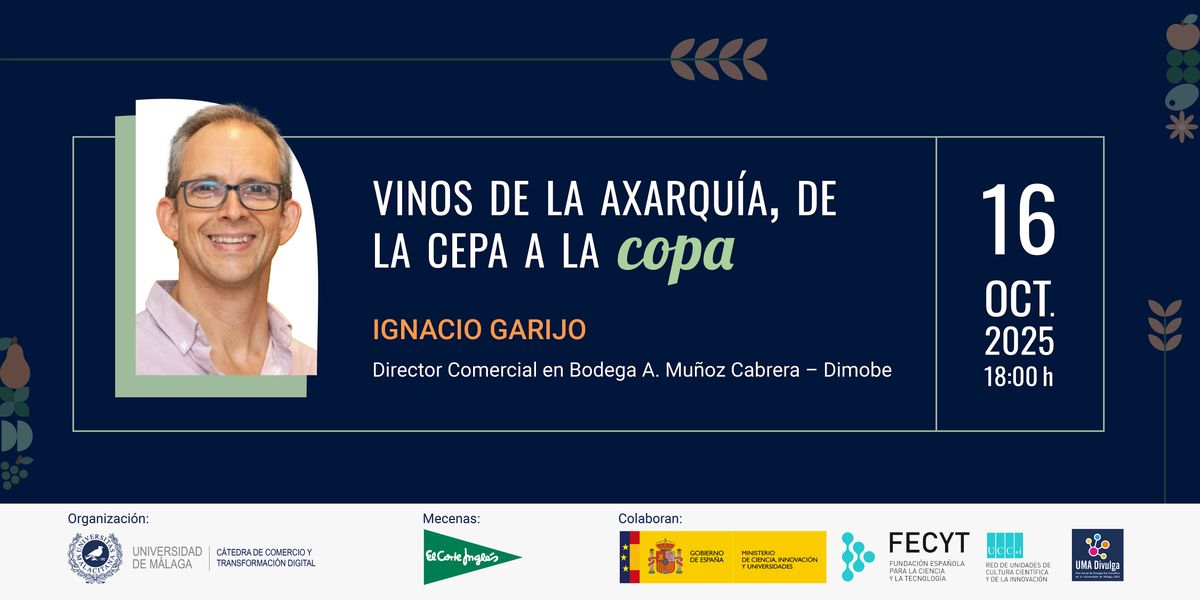 Vinos de la Axarquía, de la cepa a la copa, 16 October | Event in Málaga | AllEvents