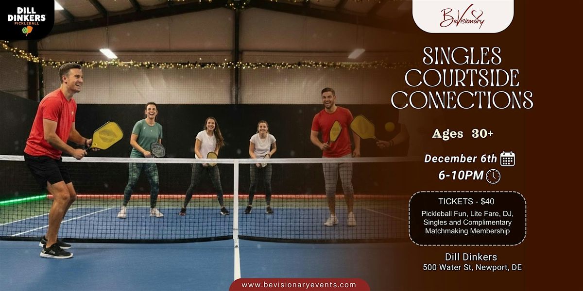 Singles Courtside Connections, 6 December | Event in Newport | AllEvents