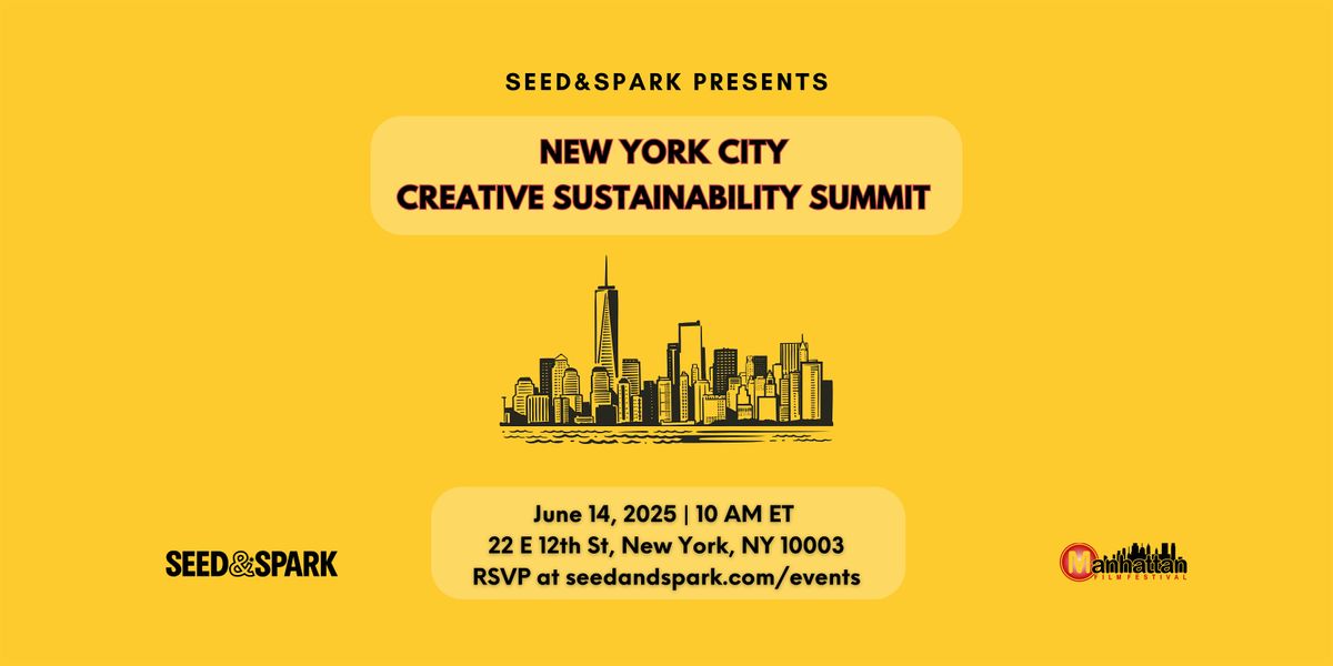 NYC Creative Sustainability Summit, 14 June | Event in New York | AllEvents