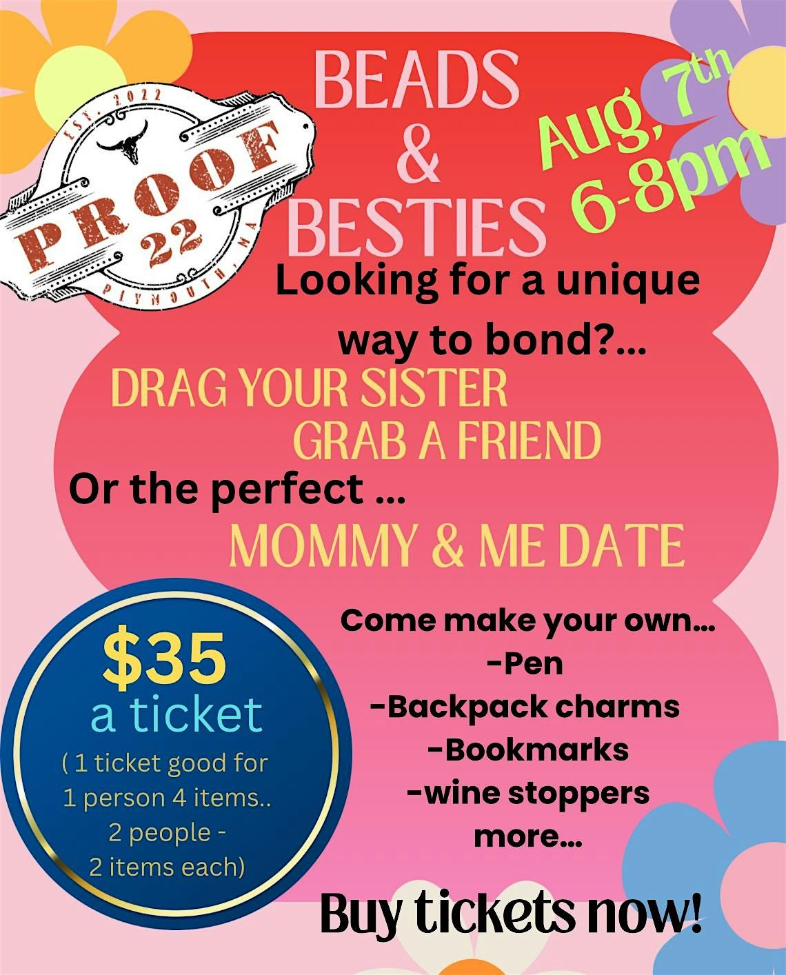 Beads & Besties Custom Bead Bar, 7 August | Event in Plymouth | AllEvents