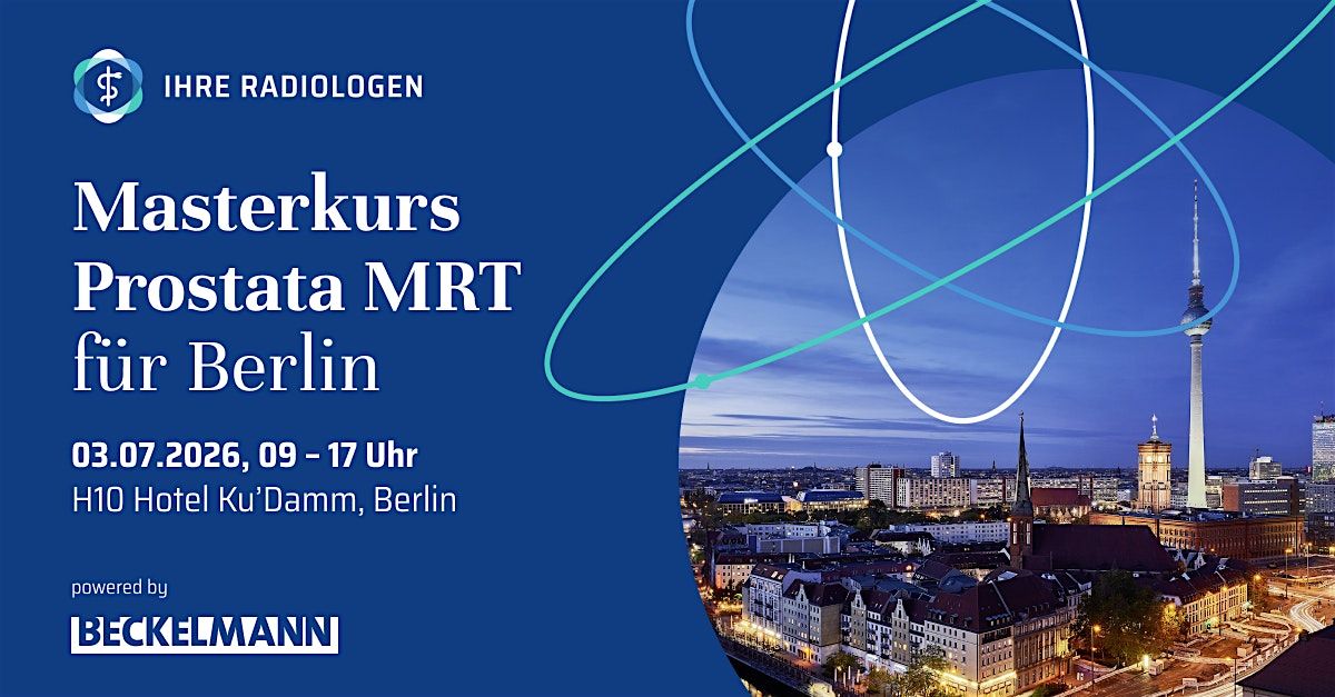 Masterkurs zur Prostata-MRT, 3 July | Event in Berlin | AllEvents