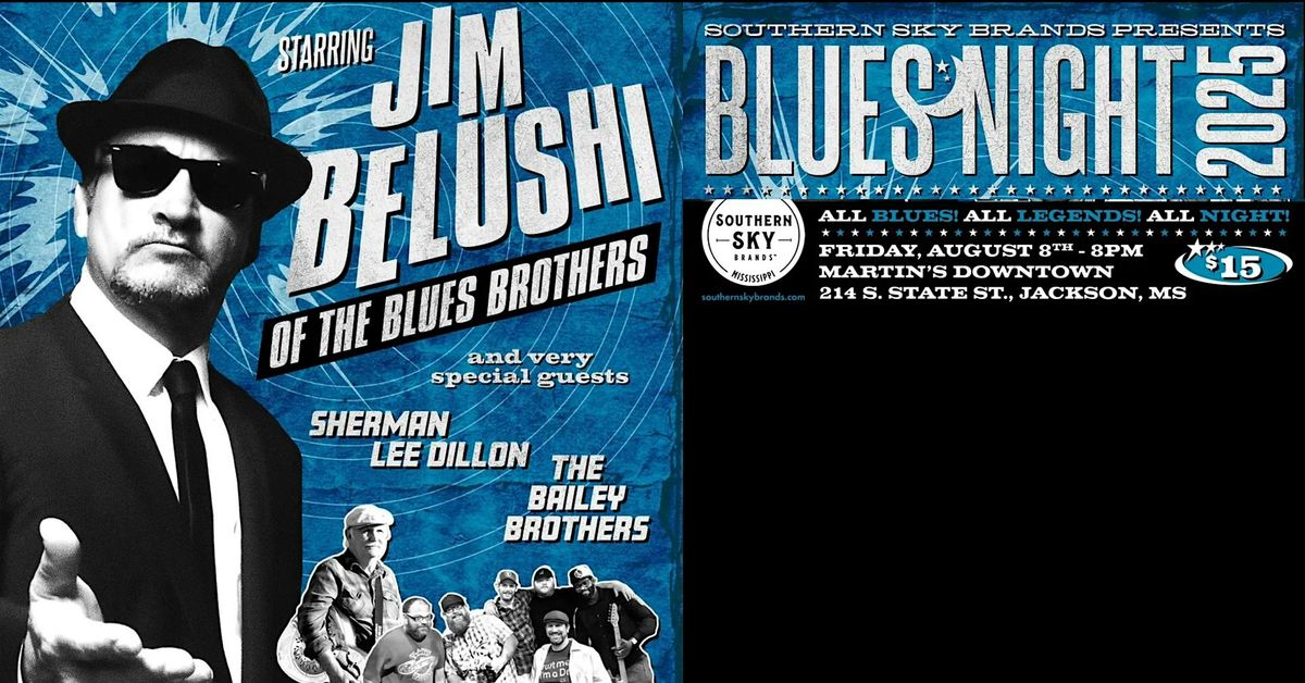 Jim Belushi Live at Martin's Downtown, 8 August | Event in Jackson | AllEvents